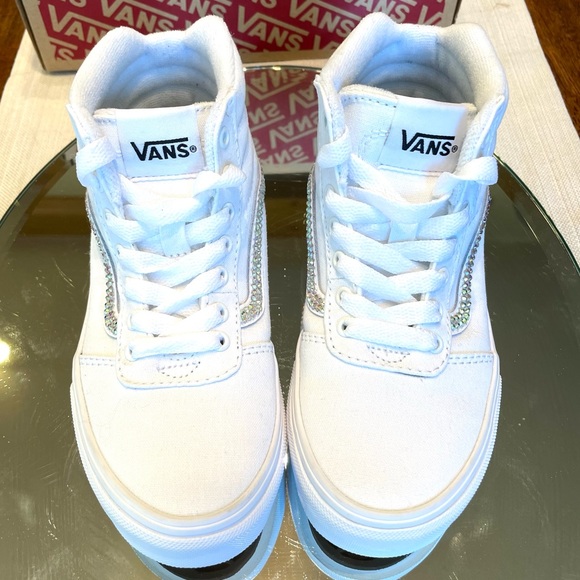 Vans - Custom Bling - Youth,  Ward-Hi size 13 - Picture 9 of 15